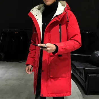 2019 New Tooling Down Jacket Men Medium Long Slim Fashion Winter Overcoat Large Size High Quality White Duck Down Jacket JIA475 
2019 New Tooling Down Jacket Men Medium Long Slim Fashion Winter Overcoat Large Size High Quality White Duck Down Jacket JIA475