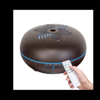 500ML Remote Control Ultrasonic Humidifier Aroma Essential Oil Diffuser Grain Aromatherapy Diffuser With LED Light dark wood
500ML Remote Control Ultrasonic Humidifier Aroma Essential Oil Diffuser Grain Aromatherapy Diffuser With LED Light dark wood