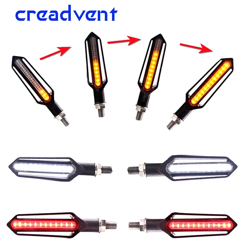 4PCS Flowing Water lighting Three-use LED motorcycle turn signal red brake lamp white DRL Indicators Blinkers flicker for honda
4PCS Flowing Water lighting Three-use LED motorcycle turn signal red brake lamp white DRL Indicators Blinkers flicker for honda