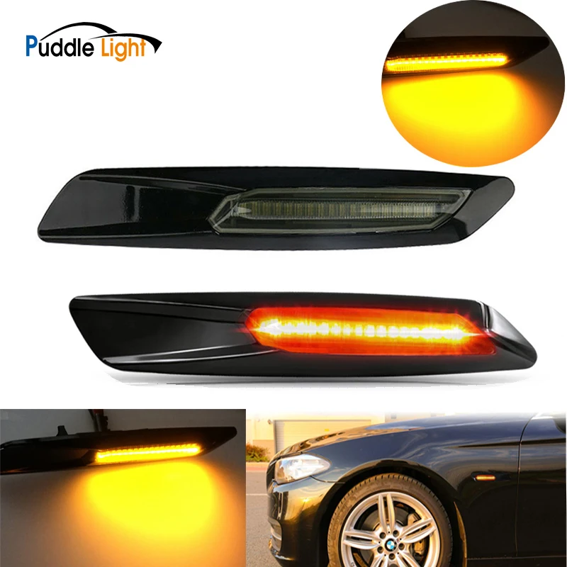 2pcs Dynamic LED Side Marker Light Led Amber Turn Signal Light For BMW E61 E90 E92 E60 E91 E93 3/5Series Led Dynamic Turn Signal
2pcs Dynamic LED Side Marker Light Led Amber Turn Signal Light For BMW E61 E90 E92 E60 E91 E93 3/5Series Led Dynamic Turn Signal