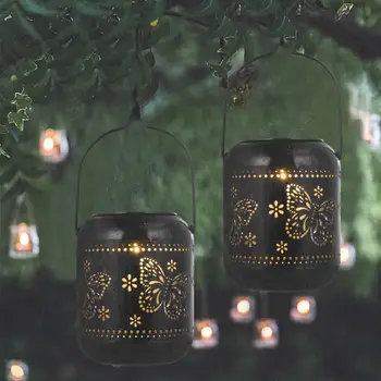 Solar Lantern Outdoor Hanging Solar Hollow Lights Solar Powered Garden Decorative Lights for Patio Garden Backyard (Black)
Solar Lantern Outdoor Hanging Solar Hollow Lights Solar Powered Garden Decorative Lights for Patio Garden Backyard (Black)