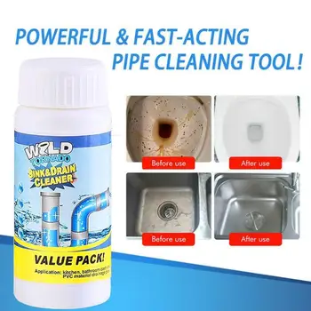 Sink & Draln Cleaner Powerful Pipeline Dredge Agent Sewer Toilet Cleaning Products Kitchen Household Blockage Bathroom W4H9
Sink & Draln Cleaner Powerful Pipeline Dredge Agent Sewer Toilet Cleaning Products Kitchen Household Blockage Bathroom W4H9