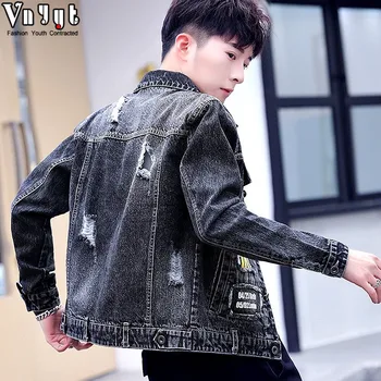 Men's Leisure Hole Jacket Adolescent Students Denim Garment Printing Coat Boys Coats and Jackets Free Shipping Sale Hot 2020
Men's Leisure Hole Jacket Adolescent Students Denim Garment Printing Coat Boys Coats and Jackets Free Shipping Sale Hot 2020