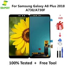 Écran tactile LCD de remplacement, pour Samsung Galaxy A8 Plus 2018 A730 A730F=