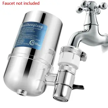 Faucet Water Filter, Tap Water Purifier 8 Layer Purification Ceramics Remove Heavy Metals, Chlorine, Fluoride, Suitable for Most
Faucet Water Filter, Tap Water Purifier 8 Layer Purification Ceramics Remove Heavy Metals, Chlorine, Fluoride, Suitable for Most