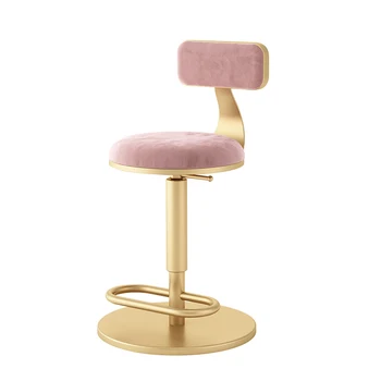 A+NEW Nordic Light Luxury Home Back Makeup chair High Quality Milk Tea Shop Bar Front Desk Lift High Chair Rotat Round Bar Stool
A+NEW Nordic Light Luxury Home Back Makeup chair High Quality Milk Tea Shop Bar Front Desk Lift High Chair Rotat Round Bar Stool