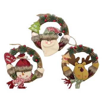 3 Pcs Hanging Decorations Wreath Rattan Circle Christmas Tree Pendant Window Props Decorations
3 Pcs Hanging Decorations Wreath Rattan Circle Christmas Tree Pendant Window Props Decorations