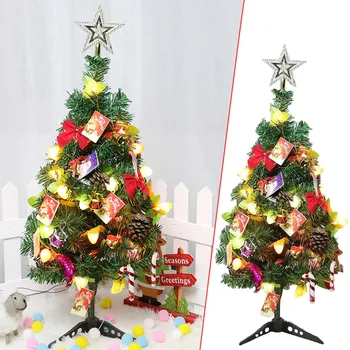 Home indoor small portable Christmas decoration 60cm Mini Christmas Tree Package With Fruit Light Luminous Desktop Decoration
Home indoor small portable Christmas decoration 60cm Mini Christmas Tree Package With Fruit Light Luminous Desktop Decoration
