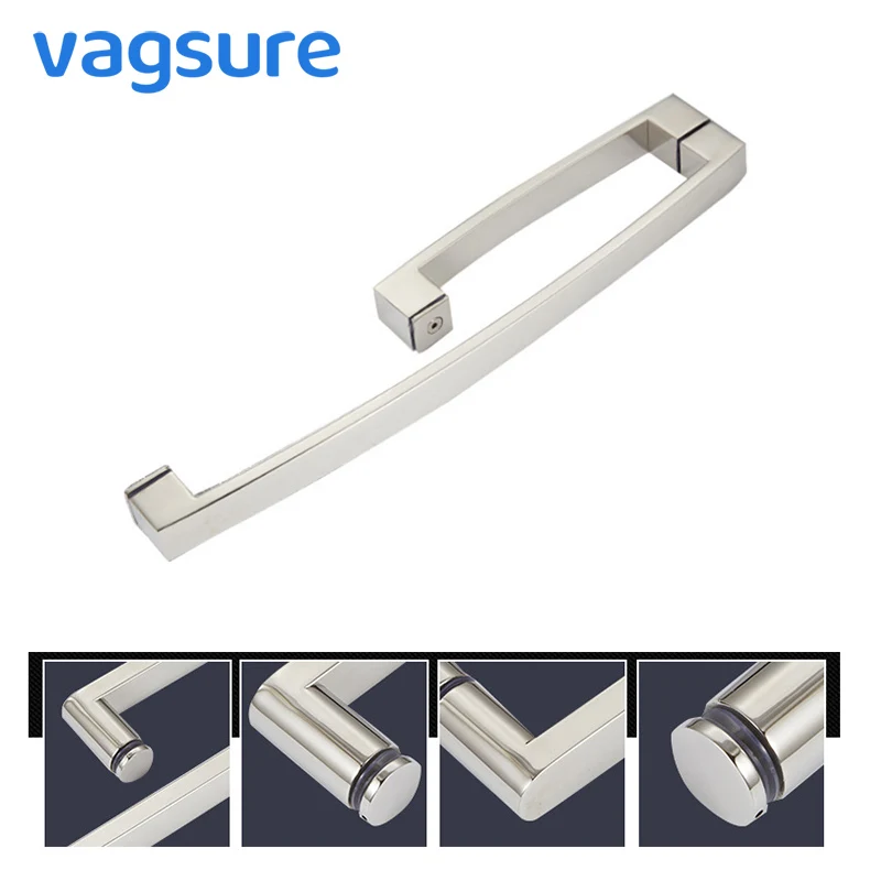 High Quality 1 Pair Electroplated Shower Doorknob Suitable 8-12mm Shower Glass Door Shower Cabin Stainless Steel Door Handle
High Quality 1 Pair Electroplated Shower Doorknob Suitable 8-12mm Shower Glass Door Shower Cabin Stainless Steel Door Handle