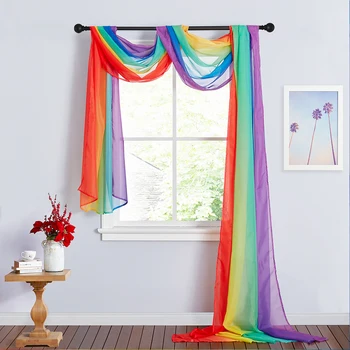 NICETOWN 1pc Multicolor Window Scarf European Style Valance Curtain Scarf Curtain for Living Room Morden Tulle Luxury Decor
NICETOWN 1pc Multicolor Window Scarf European Style Valance Curtain Scarf Curtain for Living Room Morden Tulle Luxury Decor