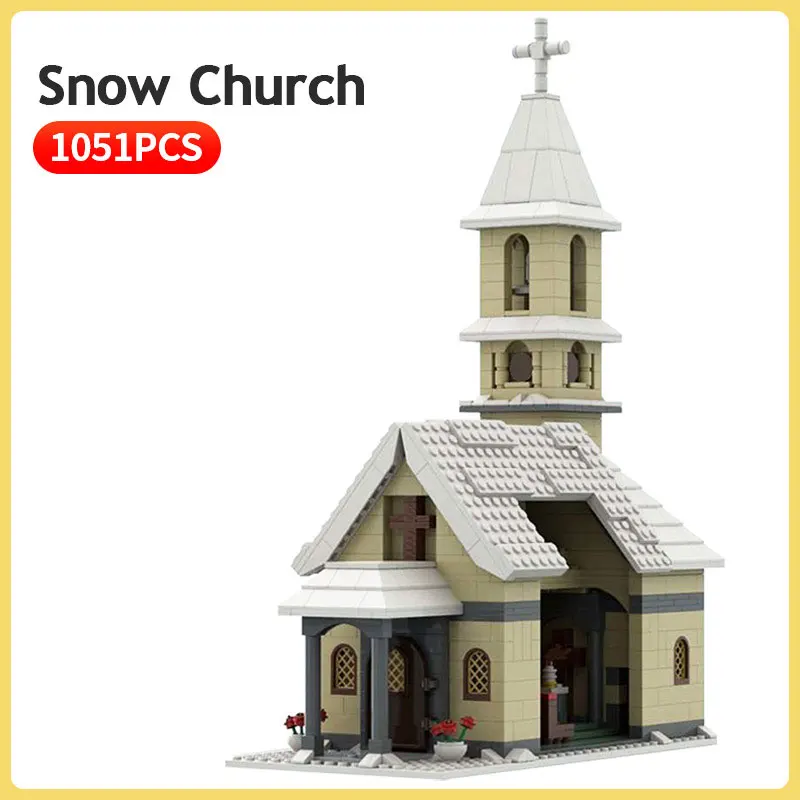 1051PCS Winter Church House Building Blocks City Street View Architecture Model Kids DIY Bricks Toys Children Xmas Gifts
1051PCS Winter Church House Building Blocks City Street View Architecture Model Kids DIY Bricks Toys Children Xmas Gifts