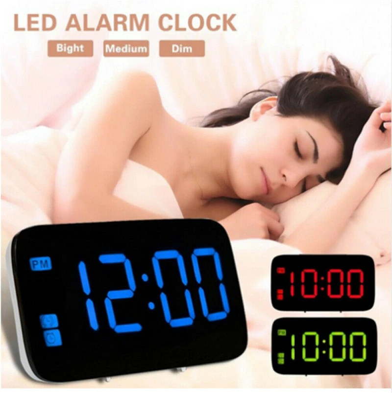 USB LED Digital Alarm Clock Snooze Large LCD Display Battery Powered Voice Control Hourly Chime Multi-Function Alarm Clocks
USB LED Digital Alarm Clock Snooze Large LCD Display Battery Powered Voice Control Hourly Chime Multi-Function Alarm Clocks