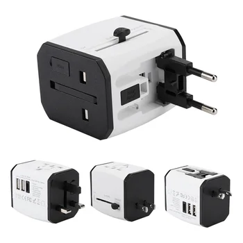Universal Dual USB Type-C Fast Charging Power Adapter Plug 100-240V Support Multiple Devices For International Travel Adaptor
Universal Dual USB Type-C Fast Charging Power Adapter Plug 100-240V Support Multiple Devices For International Travel Adaptor
