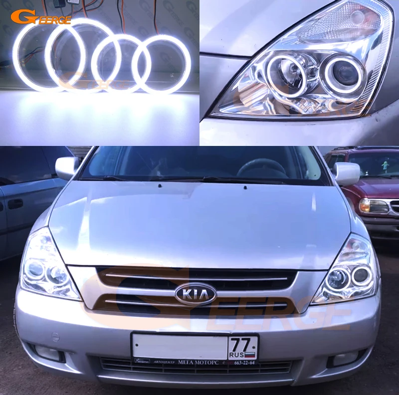 For Kia Carnival 2006 2007 2008 2009 2010 2011 2012 2013 Excellent Ultra bright illumination COB led angel eyes halo rings
For Kia Carnival 2006 2007 2008 2009 2010 2011 2012 2013 Excellent Ultra bright illumination COB led angel eyes halo rings