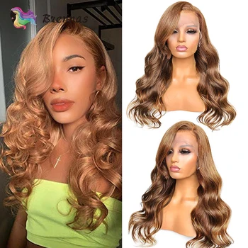 Body Wave Human Hair Wigs Honey brown Color 13X4 lace wig bleached knots Brazilian Remy hair Lace Front Wig PrePlucked for women 
Body Wave Human Hair Wigs Honey brown Color 13X4 lace wig bleached knots Brazilian Remy hair Lace Front Wig PrePlucked for women
