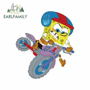 EARLFAMILY 13cm x 11.3cm For Cartoon Spongebob Drag Racing Car Stickers Motorcycle Surfboard Personality Waterproof Vinyl Decal
EARLFAMILY 13cm x 11.3cm For Cartoon Spongebob Drag Racing Car Stickers Motorcycle Surfboard Personality Waterproof Vinyl Decal