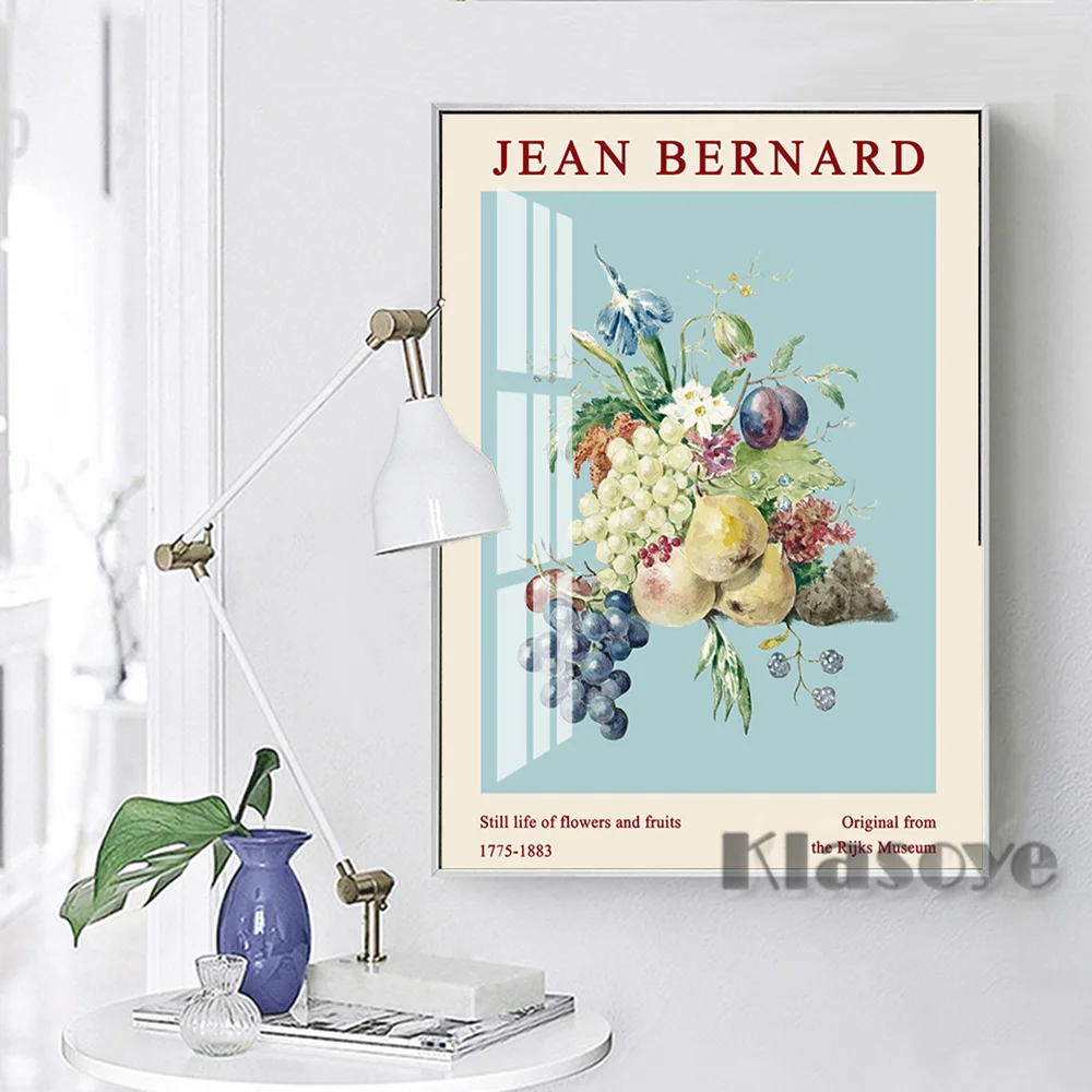 Jean Bernard Exhibition Museum Vintage Art Prints Poster Still Life Of Flower And Fruit Retro Canvas Painting Home Decor Gift
Jean Bernard Exhibition Museum Vintage Art Prints Poster Still Life Of Flower And Fruit Retro Canvas Painting Home Decor Gift