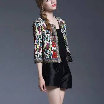 2020 Women Fashion Calf Length Sleeve Quited Coats Embroidered Print Folk-custom Casual Short Outwear Winter Lady Coats #3
2020 Women Fashion Calf Length Sleeve Quited Coats Embroidered Print Folk-custom Casual Short Outwear Winter Lady Coats #3