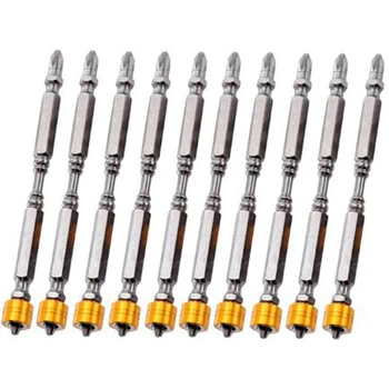 10 Pcs Screwdriver Bits Set 110 Mm Phillips Strong Magnet Driver Phillips Double Head Ph2 Magnetic Bits 1/4 Inch Hex Shank With
10 Pcs Screwdriver Bits Set 110 Mm Phillips Strong Magnet Driver Phillips Double Head Ph2 Magnetic Bits 1/4 Inch Hex Shank With