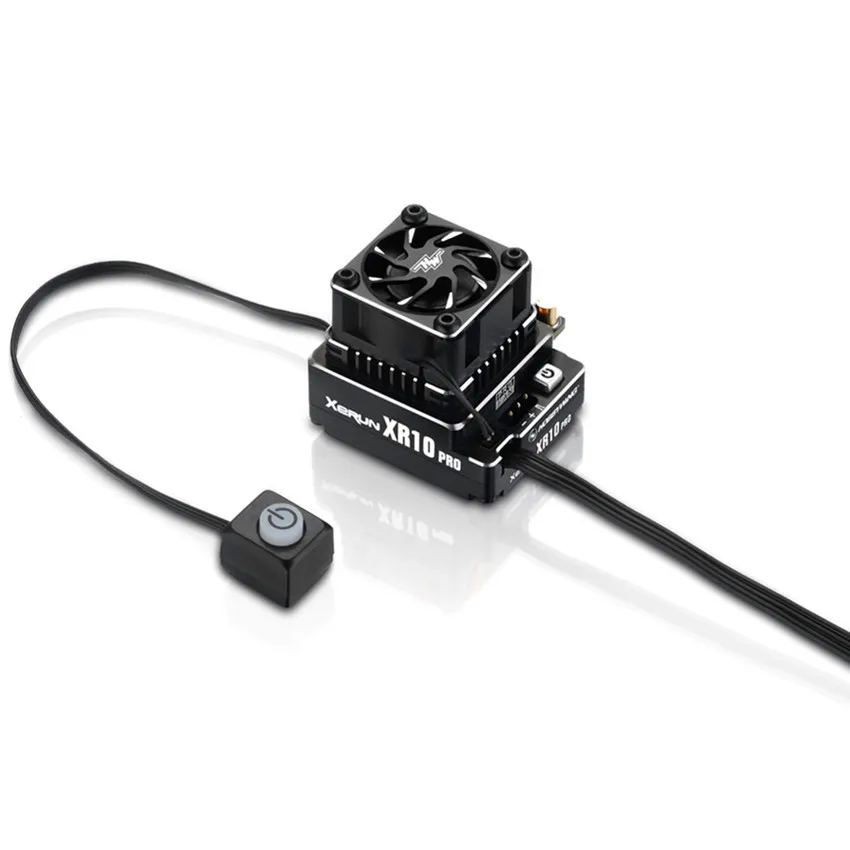 Hobbywing XeRun XR10 PRO G2 ESC features high performance 32-bit M4 Microprocessor for high end professional racing
Hobbywing XeRun XR10 PRO G2 ESC features high performance 32-bit M4 Microprocessor for high end professional racing