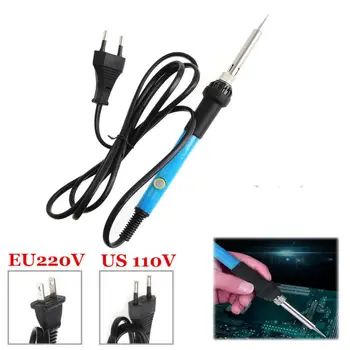 Adjustable Temperature Electric Soldering Iron 110V 220V 60W US EU Plug Welding Tool Desoldering Pump Solder Wire Tweezers BZ
Adjustable Temperature Electric Soldering Iron 110V 220V 60W US EU Plug Welding Tool Desoldering Pump Solder Wire Tweezers BZ