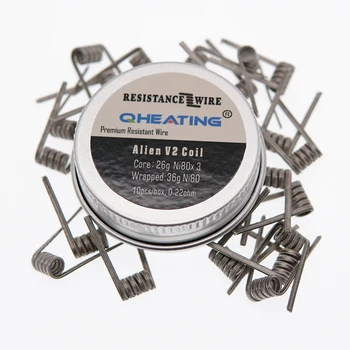 Qheating Alien V2 Coil NI80 Heating Wire High Density RDA RBA RDTA Rebuildable Atomizer Heating DIY Coil
Qheating Alien V2 Coil NI80 Heating Wire High Density RDA RBA RDTA Rebuildable Atomizer Heating DIY Coil