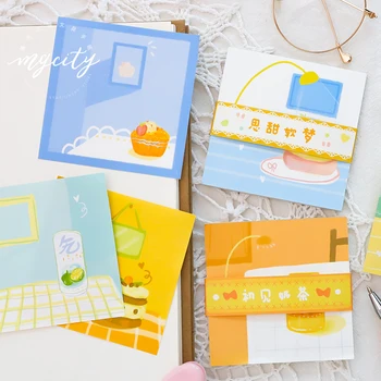 20 set/lot Memo Pads Sticky Notes Corner Dessert Shop Series Paper diary Scrapbooking Stickers Office School stationery Notepad
20 set/lot Memo Pads Sticky Notes Corner Dessert Shop Series Paper diary Scrapbooking Stickers Office School stationery Notepad