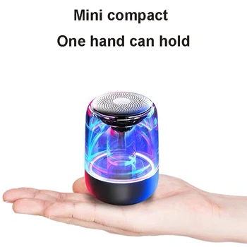 Mini Bluetooth Speakers Wireless Stereo HIFI Soundbox with Cool LED Light Microphone Subwoofer Sound Bar Support TF USB
Mini Bluetooth Speakers Wireless Stereo HIFI Soundbox with Cool LED Light Microphone Subwoofer Sound Bar Support TF USB
