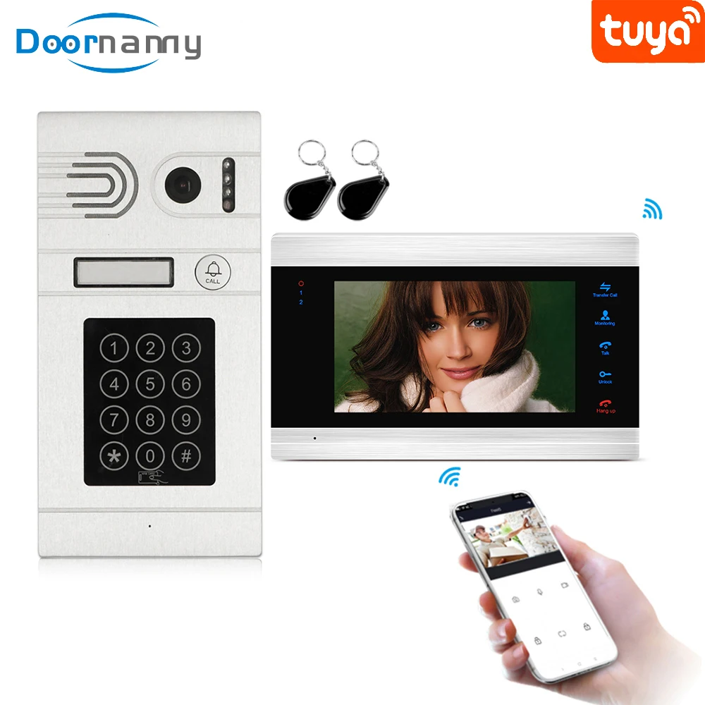 Doornanny Wireless Video Intercom For Home Apartment Video Doorbell Tuya WiFi Intercoms With Lock Video Entry Phone
Doornanny Wireless Video Intercom For Home Apartment Video Doorbell Tuya WiFi Intercoms With Lock Video Entry Phone
