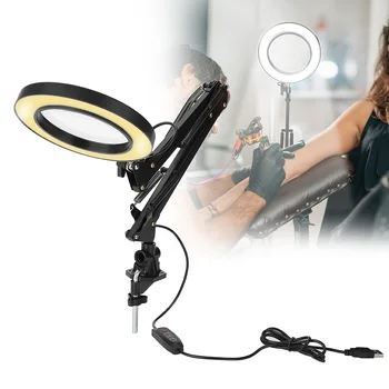Clamp Mount Flexible LED Magnifier Lamp Salon 5X Illuminated Magnifying Lamp Eyeliner Manicure Tattoo Beauty Light Table Clamp
Clamp Mount Flexible LED Magnifier Lamp Salon 5X Illuminated Magnifying Lamp Eyeliner Manicure Tattoo Beauty Light Table Clamp