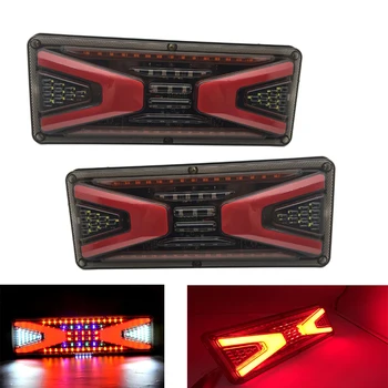 Super bright 2PCS 24V LED tail lights for trailers Lamps lorry tail light Truck Lights waterproof flashing brake Turning Lamp
Super bright 2PCS 24V LED tail lights for trailers Lamps lorry tail light Truck Lights waterproof flashing brake Turning Lamp