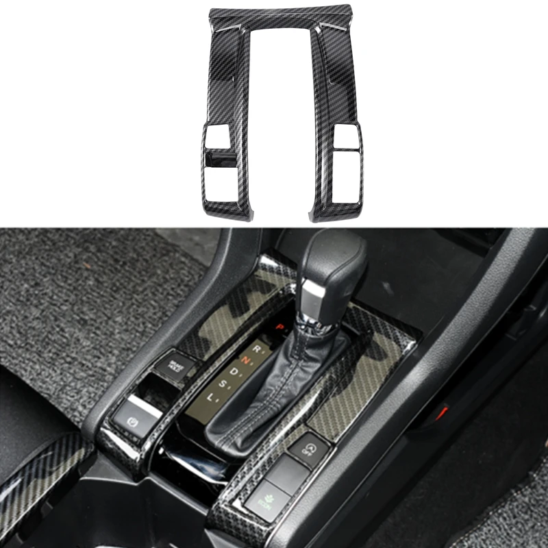 Carbon Fiber Center Console Gear Shift Panel Frame Cover Trim for Honda Civic 2016-2019
Carbon Fiber Center Console Gear Shift Panel Frame Cover Trim for Honda Civic 2016-2019