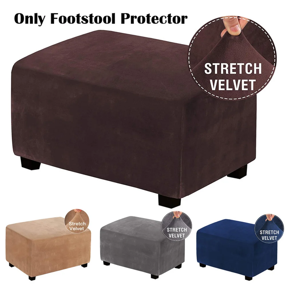 Velvet Ottoman Slipcovers Form Fit Rectangle Footrest Washable Removable Sofa Covers Footstool Protector
Velvet Ottoman Slipcovers Form Fit Rectangle Footrest Washable Removable Sofa Covers Footstool Protector