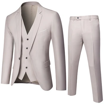 2020 new men's color suit suit presided over wedding dress studio candy color large size suit three-piece suit men
2020 new men's color suit suit presided over wedding dress studio candy color large size suit three-piece suit men