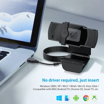 1080P High-definition Autofocus Computer Web Cam 5MP Video Calling Camera USB Privacy Cover for Laptop Microphone Recording 
1080P High-definition Autofocus Computer Web Cam 5MP Video Calling Camera USB Privacy Cover for Laptop Microphone Recording