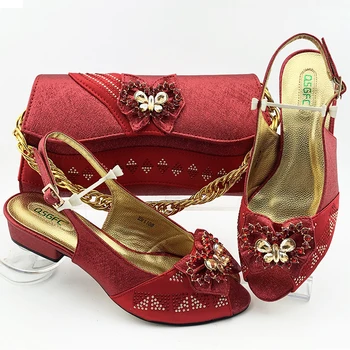 2020 Latest High Quality Italian Designer Shoes And Bag Set To Match African Party Shoes With Matching Bags Set in Red Color
2020 Latest High Quality Italian Designer Shoes And Bag Set To Match African Party Shoes With Matching Bags Set in Red Color