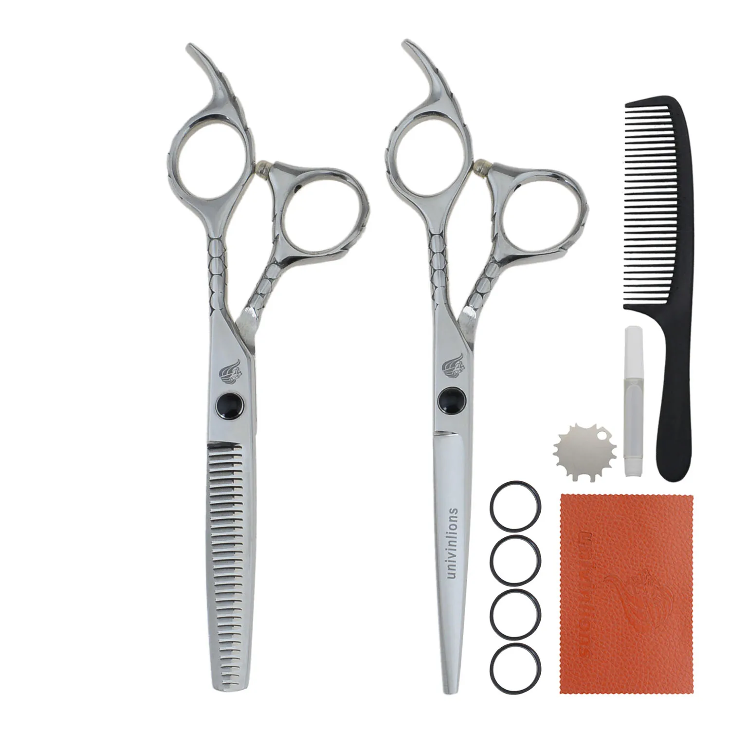 

6" Professional Salon Hair Scissors Hairdresser Kit Cheap Hairdressing Scissors Thinning Shears Barber Haircut Tijeras Ciseaux