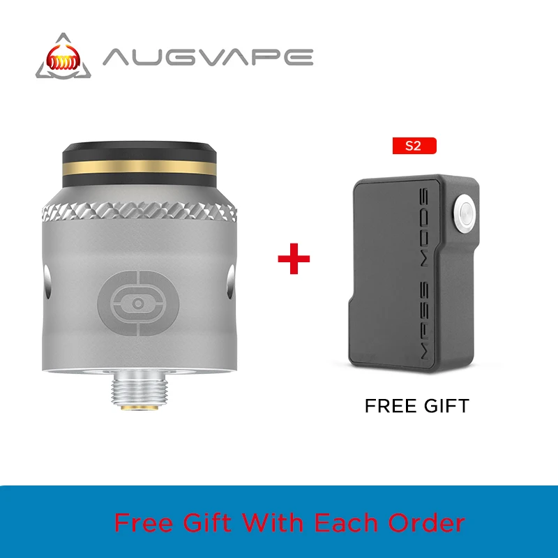 Атомайзер Augvape OCCULA RDA 5 мл 24 мм инновационный дизайн с внутренним зажимом Большие