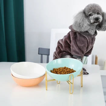 The New Ceramic Cat Bowl Iron Bracket Dog Food Basin with Water Dog Food Basin Pet Supplies Wash Basin Drinking Fountain Feeder
The New Ceramic Cat Bowl Iron Bracket Dog Food Basin with Water Dog Food Basin Pet Supplies Wash Basin Drinking Fountain Feeder