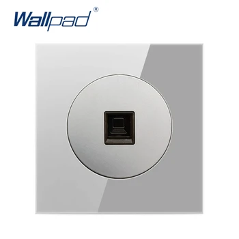 Wallpad Data Ethernet RJ45 CAT6 Computer Socket Grey Tempered Crystal Glass Panel Wall Weak Power Outlet
Wallpad Data Ethernet RJ45 CAT6 Computer Socket Grey Tempered Crystal Glass Panel Wall Weak Power Outlet