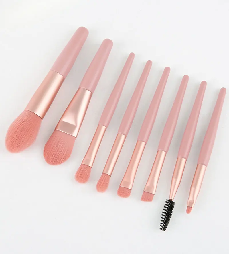 8Pcs Mini Travel Makeup-brushes-set Soft Synthetic Foundation Powder Eyeshadow Blending Blush oncealer Cosmetic Brush Kit
8Pcs Mini Travel Makeup-brushes-set Soft Synthetic Foundation Powder Eyeshadow Blending Blush oncealer Cosmetic Brush Kit