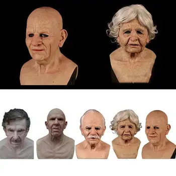 Old Man Latex Mask Bald Wrinkled Halloween Masks Masquerade Prop Horror Movie Cosplay Party Mask Scary MaskCosplay Scary
Old Man Latex Mask Bald Wrinkled Halloween Masks Masquerade Prop Horror Movie Cosplay Party Mask Scary MaskCosplay Scary