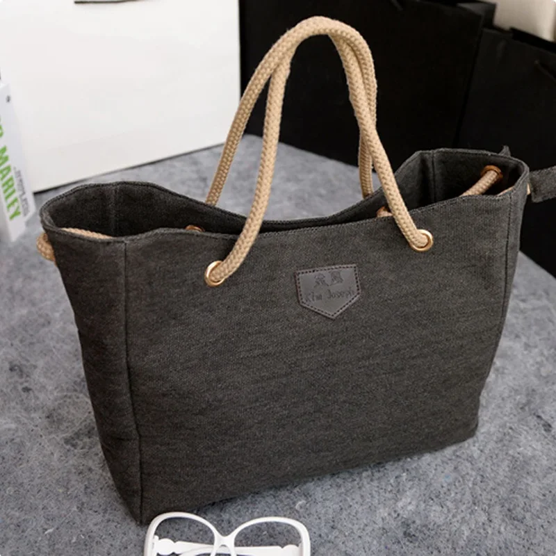 Arrival Women Simple Canvas Drawstring Shoulder Bag Shopping Bag Tote Handbag Large Vintage Ladies Casual Bag JIULIN
Arrival Women Simple Canvas Drawstring Shoulder Bag Shopping Bag Tote Handbag Large Vintage Ladies Casual Bag JIULIN