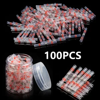 100PCS Heat Shrink Soldering Terminals Insulated Waterproof Butt Connectors Kit Electrical Wire Soldered Sleeve Terminals
100PCS Heat Shrink Soldering Terminals Insulated Waterproof Butt Connectors Kit Electrical Wire Soldered Sleeve Terminals
