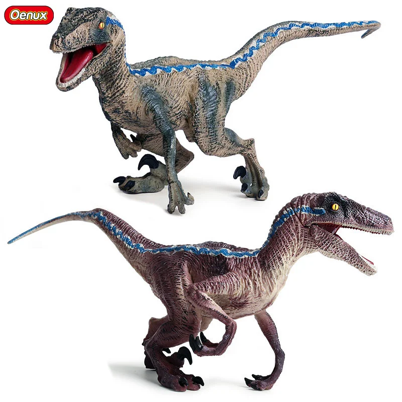 Oenux Big Size 37x8X14cm Original Jurassic Dinosaur Blue Velociraptor Mouth Can Open Dino Model Action Figures Collection Toy
Oenux Big Size 37x8X14cm Original Jurassic Dinosaur Blue Velociraptor Mouth Can Open Dino Model Action Figures Collection Toy