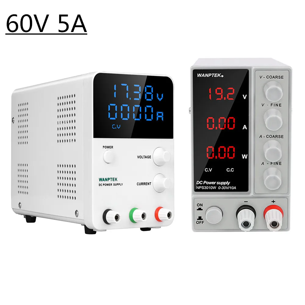 New 2types High-precision LED Display Adjustable Dc Laboratory Power Supply 60V 5A Digital Current Stabilizer For Transformers
New 2types High-precision LED Display Adjustable Dc Laboratory Power Supply 60V 5A Digital Current Stabilizer For Transformers