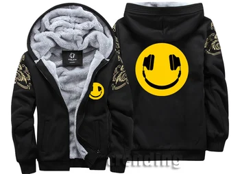 Fashion Men women Warm Thick Coat Jacket hip hop headphone music smile face Zipper velvet Fleece Sweatshirt Hoodies
Fashion Men women Warm Thick Coat Jacket hip hop headphone music smile face Zipper velvet Fleece Sweatshirt Hoodies