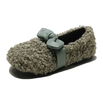 Winter Kids Shoes Girls Fur Shoes Warm Princess Shoes For Girls 2019 Winter Warm Non-slip Leather Fur Kid Bow-knot Loafers 
Winter Kids Shoes Girls Fur Shoes Warm Princess Shoes For Girls 2019 Winter Warm Non-slip Leather Fur Kid Bow-knot Loafers