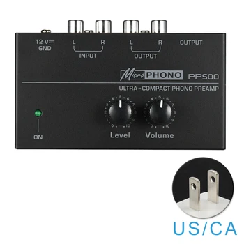 Audio Phono Preamp Ultra Compact Turntable Electronic Preamplifier Level Volume Controls LHB99
Audio Phono Preamp Ultra Compact Turntable Electronic Preamplifier Level Volume Controls LHB99