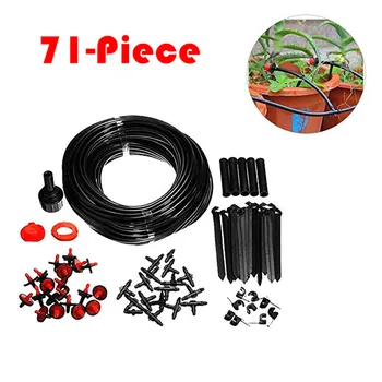 23M DIY Micro Drip Irrigation System Automatic Watering Garden Hose Micro Drip Watering Kits 71 Pcs with Adjustable Drippers
23M DIY Micro Drip Irrigation System Automatic Watering Garden Hose Micro Drip Watering Kits 71 Pcs with Adjustable Drippers